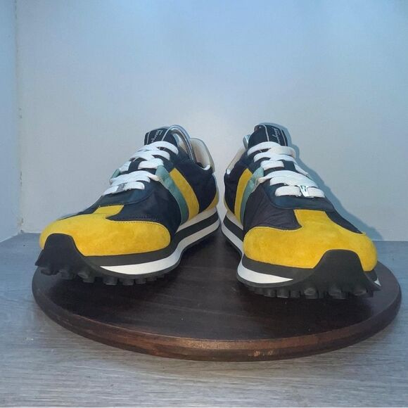 Salvatore Ferragamo Men’s Size 8.5 US Sneakers Gancini Icon Trainers Shoes - Picture 5 of 10